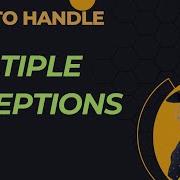 How To Handle Multiple Exceptions In Java