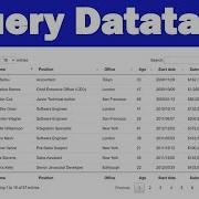 How To Use JQuery Datatable With And Without Database PHP MySQL