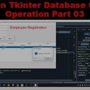 Python Project Using Tkinter With MySQL Database Part 01 MySQL 10