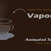 Animated Hot Cup Of Tea Using Html CSS Only CSS Animation Effects