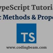 12 Static Methods Properties TypeScript Tutorial Coding Beam