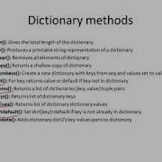 14 Introduction To Python Dictionary Methods And Dictionary Comprehension