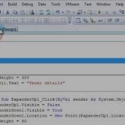 Visual Basic 2008 Tutorial Review Expander