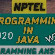 Programming In Java WEEK 1 Programming Assignment Answers 2020 NPTEL SKumarEdu