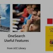OneSearch Useful Features
