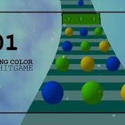 Rolling Color Ball Hit Game Gameplay Part 01