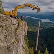 Лесозаготовка на моем участке на склоне утеса