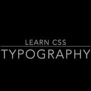 Learn CSS Typography