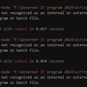 Ts Node Is Not Recognized As An Internal Or External Command Operable Program Or Batch File