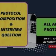 Protocol Composition Protocol Delegate In Swift 5 Swiftdeveloper Ios Interviewquestions