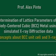 Exp01 Concepts About BCC Unit Cell And X Ray Diffraction