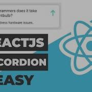 Create A Beautiful Animated And Dynamic Accordion In React Js Best React Tutorial For Beginners