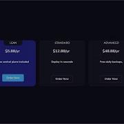 How To Create A Pricing Plans Table HTML CSS Tutorial Minimal Modern Design 2022