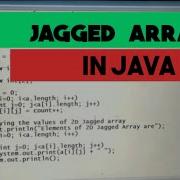 JAGGED ARRAY IN JAVA HOW TO USR JAGGED ARRAY IN JAVA JAVA TUTORIAL IN HINDI