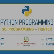 Python Programming 30 Tkinter Module GUI Programming Python Programming In Tamil