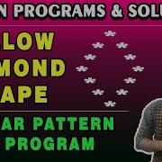 Hollow Diamond Shape Star Pattern PYTHON Program Python Pattern Programs Star Pattern Programs