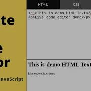 Create Live Code Editor Like Codepen JsFiddle Using HTML CSS JavaScript