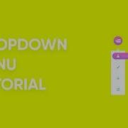 How To Create A HTML Dropdown Menu CSS Dropdown Tutorial