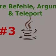 Argumente Teleports Befehle 3 Spigot Bukkit 1 8 1 9 Plugin Programmieren