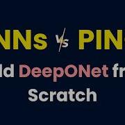 PINN против нейронных операторов создание DeepONEt с нуля