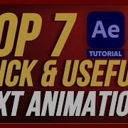 The BEST Text Animations In After Effects Tutorial