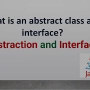 What Is An Abstract Class And Interface Youtube Oopsconcept Javaprogramminglanguage Abstraction