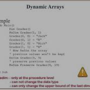 VB NET And VBA Programming Array VBA And VB NET And List VB NET