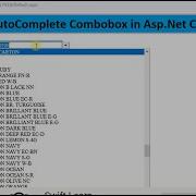 AutoComplete ComboBox In Asp Net C With SQL Server Swift Learn