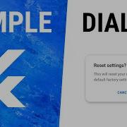 Flutter SimpleDialog Widget