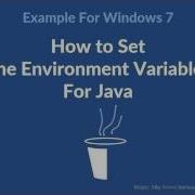 How To Set The Environment Variables For Java