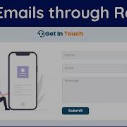 Send Email Through Forms React Js Email Js
