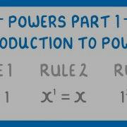 GCSE Maths Introduction To Powers Indices 3 Basic Rules Powers Part 1 6 2026 27 Exams