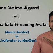 Подробное описание голосовых агентов Azure Realtime Voice с потоковой передачей аватаров Демонс