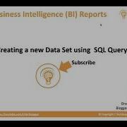 How To Create SQL Based Data Set In Oracle Business Intelligence