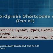 Complete Wordpress Shortcodes API Tutorial For Beginners From Scratch Wordpress Shortcodes