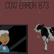 Cow Error 873