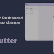 Flutter Tutorial Collapsible Sidebar Design For Admin Dashboard