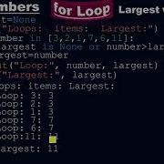 Use For Loop To Find The Largest Number Of A List In Python Python By Moein