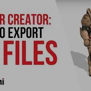 Avatar Creator Tutorial Exporting To 3D Object