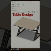 Create A Table Design SolidWorks 3D Part Modeling