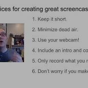 2 5 Screencasting Best Practices