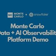 2025 Monte Carlo Data AI Observability Platform Demo
