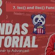 Part 7 Loc And Iloc Function In Pandas Pandas Complete Tutorial