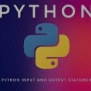 Python Input And Output Statements Python Tutorial Part 7
