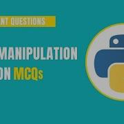 String Manipulation In Python MCQs Top 20 Python Interview Questions Answer Tpoint Tech