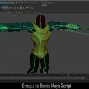 Groups To Bones Maya Script