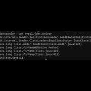Java Lang ClassNotFoundException Com Mysql Jdbc Driver