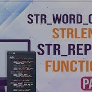 PHP Tutorial Str Word Count Strlen Str Repeat Function