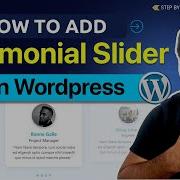 How To Add Testimonial Slider In WordPress Website Step By Step Tutorial Quick Easy