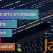 Prove That String Are Immutable Or Not Why Java Strings Are Immutable Immutable String